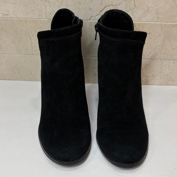 Lucky Brand Black Yamina Suede Ankle Booties, 9 - Picture 3 of 13